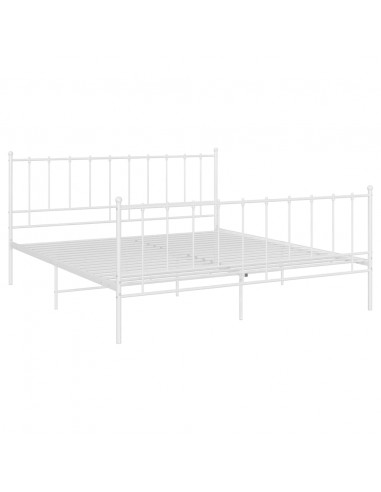 Giroletto Bianco in Metallo 140x200 cm