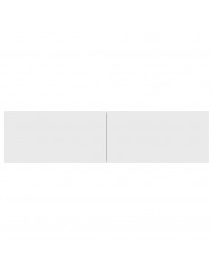 Mobile Porta TV Bianco 120x30x30 cm in Legno Multistrato