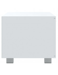 Mobile Porta TV Bianco 120x40,5x35 cm in Legno Multistrato