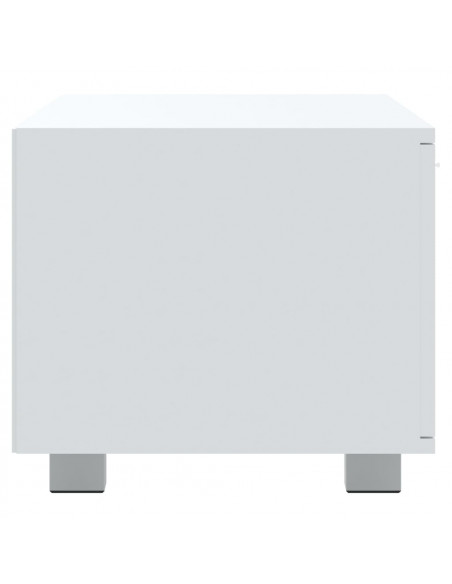 Mobile Porta TV Bianco 120x40,5x35 cm in Legno Multistrato