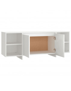 Mobile Porta TV Bianco 130x35x50 cm in Truciolato