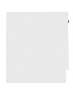 Mobile Porta TV Bianco 140x35x40 cm in Legno Multistrato