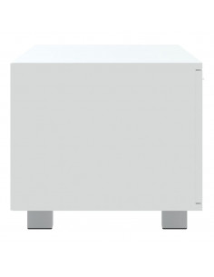 Mobile Porta TV Bianco 140x40,5x35 cm in Legno Multistrato