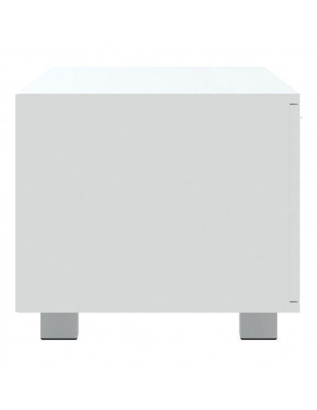 Mobile Porta TV Bianco 140x40,5x35 cm in Legno Multistrato