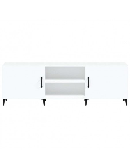 Mobile Porta TV Bianco 150x30x50 cm in Legno Multistrato