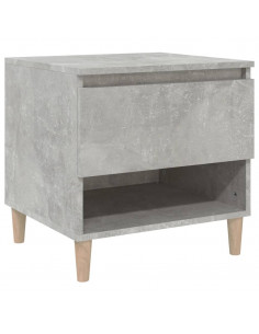 Comodino Grigio Cemento 50x46x50 cm in Legno Multistrato 2