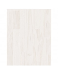 Mobile Porta TV Bianco 70x33x42 cm in Legno Massello di Pino