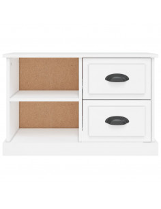 Mobile Porta TV Bianco 73x35,5x47,5 cm in Legno Multistrato