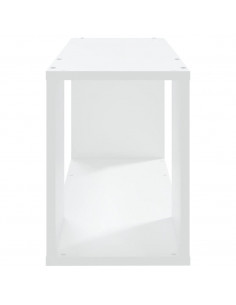 Mobile Porta TV Bianco 80x24x32 cm in Legno Multistrato