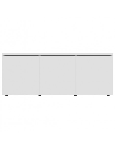 Mobile Porta TV Bianco 80x34x30 cm in Legno Multistrato
