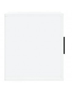 Mobile Porta TV Bianco Lucido 100x35x40 cm in Legno Multistrato