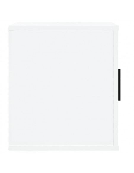 Mobile Porta TV Bianco Lucido 100x35x40 cm in Legno Multistrato