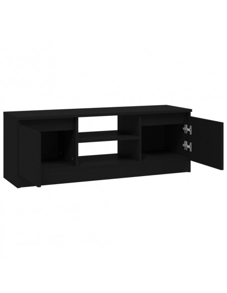 Mobile Porta TV con Anta Nero 102x30x36 cm