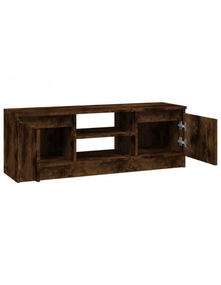 Mobile Porta TV con Anta Rovere Fumo 102x30x36 cm