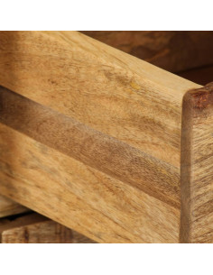 Mobile Porta TV con Cassetti 120x30x40 cm Massello di Mango