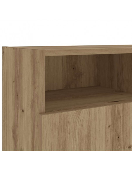 Mobile Porta TV con LED Artigianale 120x30x50 cm Multistrato