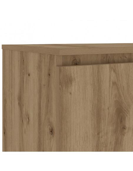 Mobile Porta TV con LED Artigianale 140x40x35,5 cm Multistrato