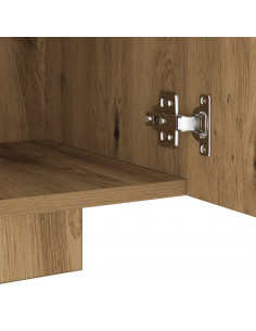 Mobile Porta TV con LED Artigianale 160x35x40 cm Multistrato