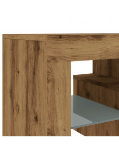 Mobile Porta TV con LED Artigianale 200x25x44 cm Multistrato