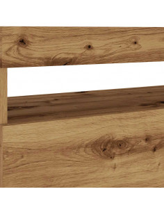 Mobile Porta TV con LED Artigianale 75x35x40 cm Multistrato