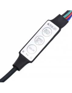 Mobile Porta TV con Luci LED Grigio Cemento 215x36,5x40 cm