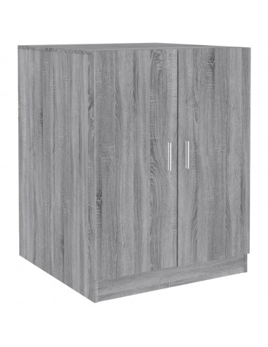 Mobile per Lavatrice Grigio Sonoma in Legno Multistrato