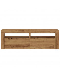 Mobile Porta TV con LED Artigianale 120x35x40 cm Multistrato 2