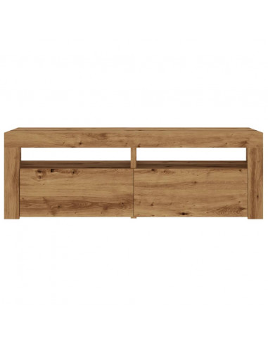 Mobile Porta TV con LED Artigianale 120x35x40 cm Multistrato