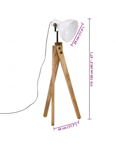 Lampada da Terra 25 W Bianca 45x45x120 cm E27