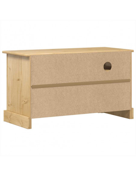 Mobile Porta TV Corona 100x45x58 cm in Legno Massello di Pino