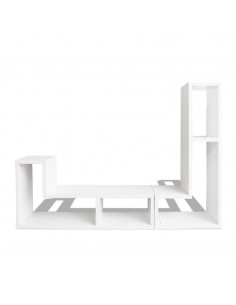 Mobile Porta TV Doppio a L Bianco