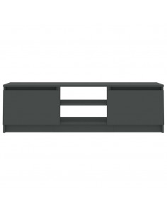 Mobile Porta TV Grigio 120x30x35,5 cm in Legno Multistrato