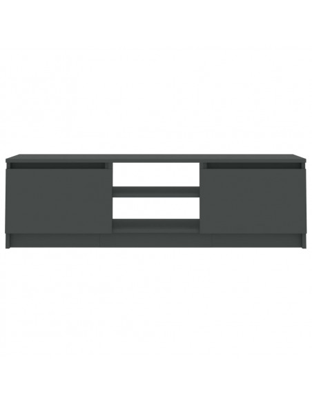 Mobile Porta TV Grigio 120x30x35,5 cm in Legno Multistrato
