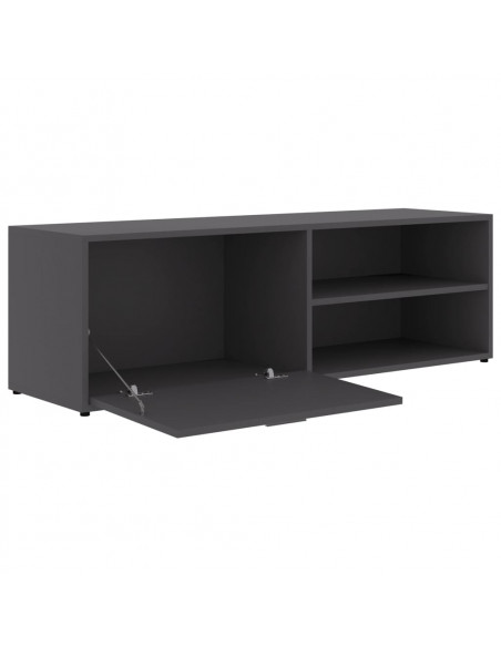 Mobile Porta TV Grigio 120x34x37 cm in Legno Multistrato