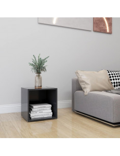 Mobile Porta TV Grigio 37x35x37 cm in Legno Multistrato