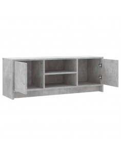 Mobile Porta TV Grigio Cemento 102x30x37,5 cm Legno Multistrato