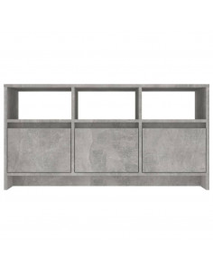 Mobile Porta TV Grigio Cemento 102x37,5x52,5 cm in Truciolato