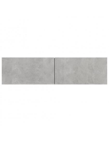 Mobile Porta TV Grigio Cemento 120x30x30cm in Legno Multistrato