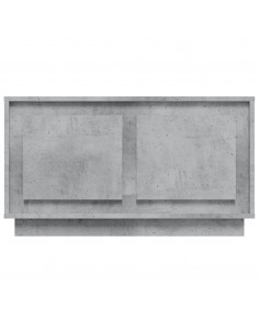 Mobile Porta TV Grigio Cemento 80x35x45 cm in Legno Multistrato