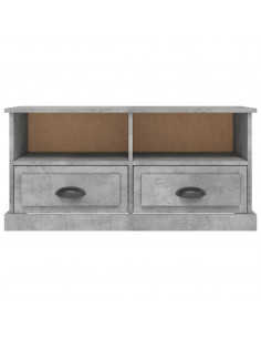 Mobile Porta TV Grigio Cemento 93x35,5x45cm Legno Multistrato