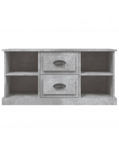 Mobile Porta TV Grigio Cemento 99,5x35,5x48cm Legno Multistrato