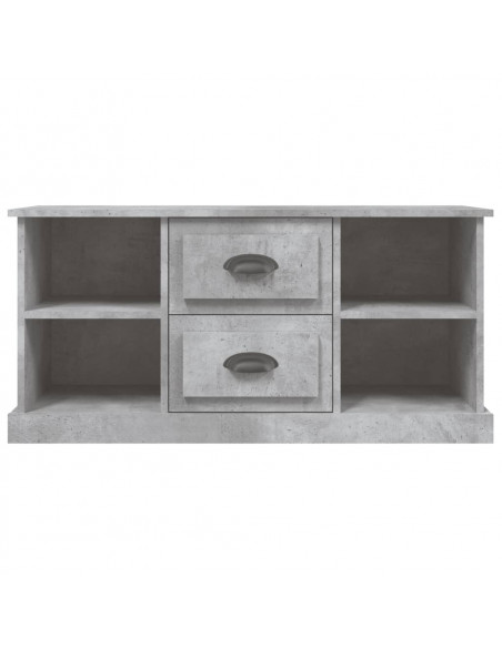 Mobile Porta TV Grigio Cemento 99,5x35,5x48cm Legno Multistrato