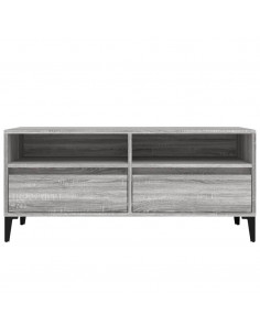 Mobile Porta TV Grigio Sonoma 100x34,5x44,5cm Legno Multistrato