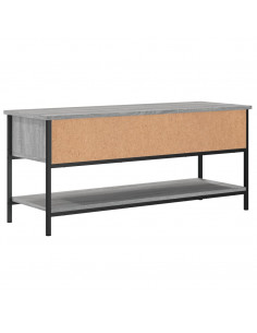 Mobile Porta TV Grigio Sonoma 100x35x45 cm in Legno Multistrato