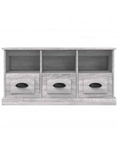 Mobile Porta TV Grigio Sonoma 100x35x50 cm in Legno Multistrato