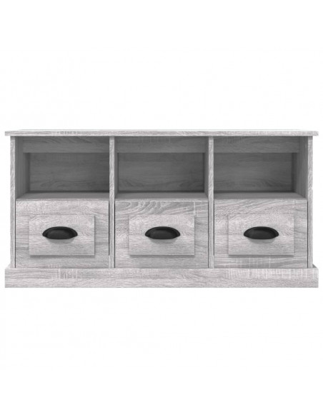 Mobile Porta TV Grigio Sonoma 100x35x50 cm in Legno Multistrato