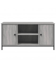 Mobile Porta TV Grigio Sonoma 100x40x50 cm in Legno Multistrato
