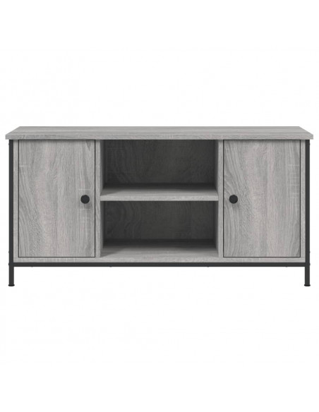 Mobile Porta TV Grigio Sonoma 100x40x50 cm in Legno Multistrato