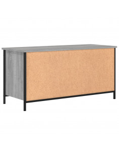 Mobile Porta TV Grigio Sonoma 100x40x50 cm in Legno Multistrato