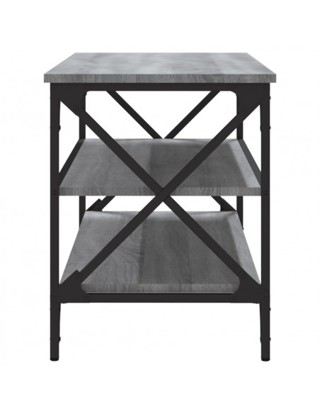 Mobile Porta TV Grigio Sonoma 100x40x50 cm in Legno Multistrato